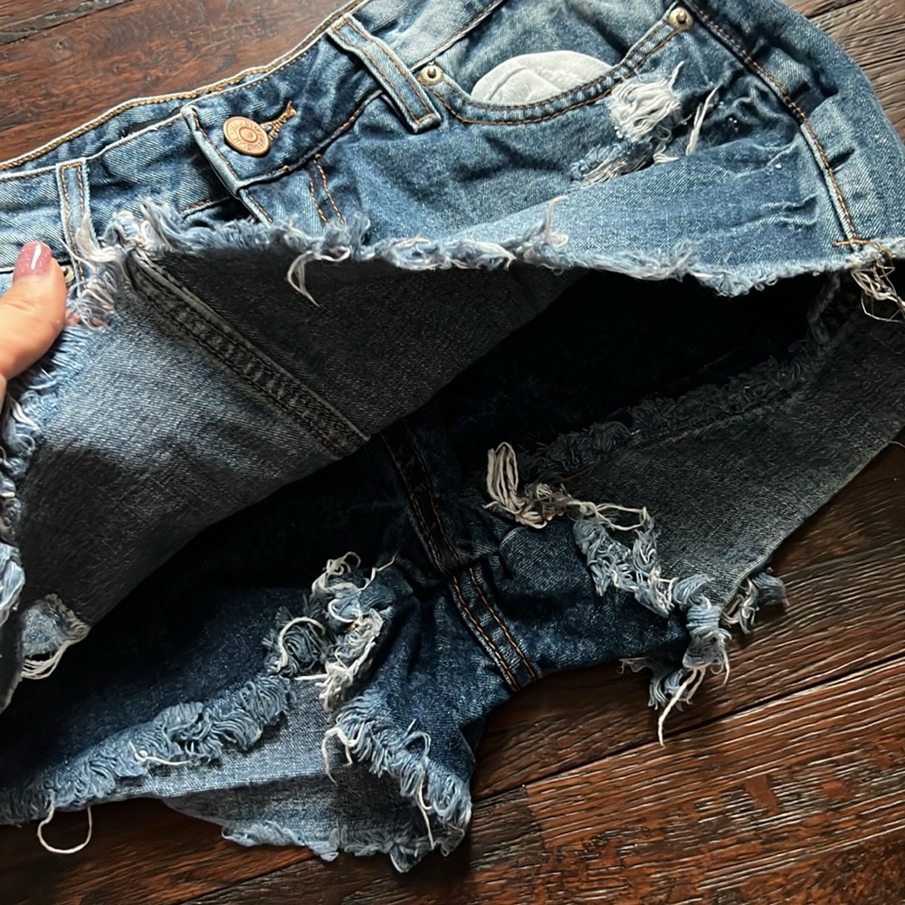 Denim skort - Picture 2 of 4